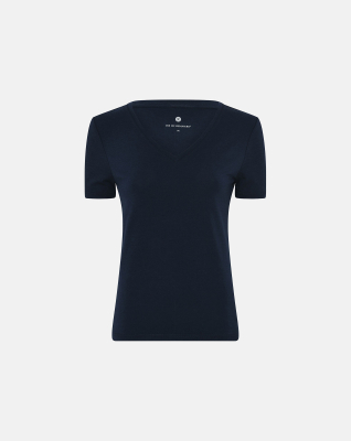 Bambus, "Slim fit" T-skjorte, Navy -JBS of Denmark Women
