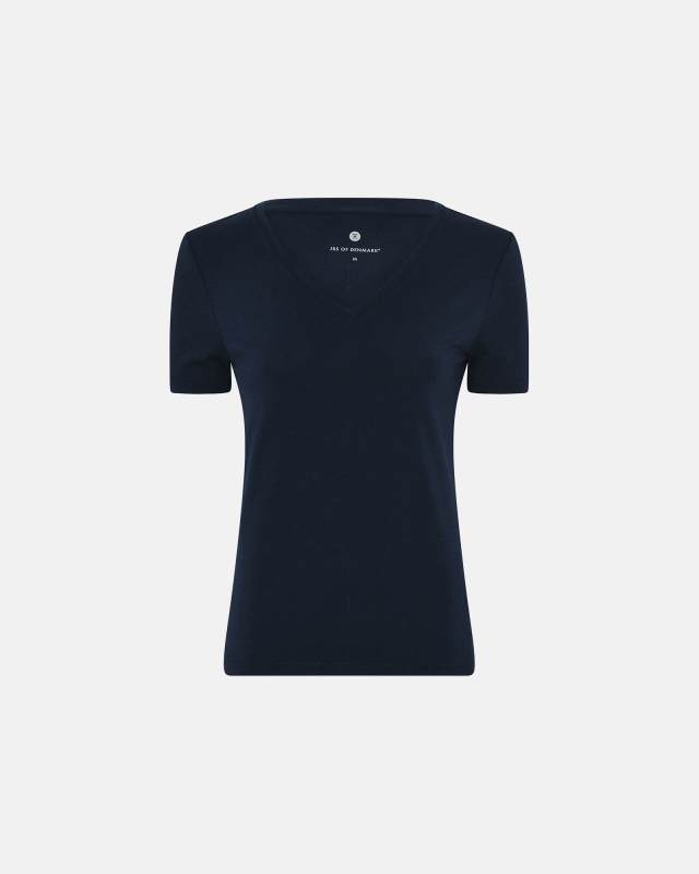 Bambus, "Slim fit" T-skjorte, Navy -JBS of Denmark Women