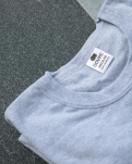 Økologisk bomull, Langermet T-skjorte "Rib", Lys grå -Dovre