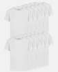 Økologisk bomull, T-skjorte, 12-pack, Hvit, Gutt - Claudio