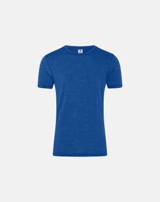 Økologisk ull 140g, T-skjorte, Blå -Dovre