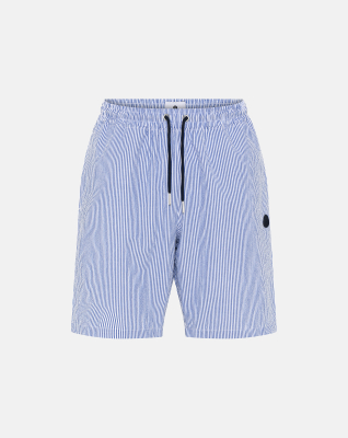 Økologisk bomull, Pyjamasshorts, Blå Stribet -JBS of Denmark Men