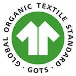 Dette bomullsprodukt er GOTS-sertifisert (Ecocert-210366)